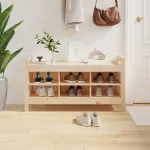 Bancă de hol, 110x40x60 cm, lemn masiv de pin GartenMobel Dekor