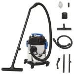 Aspirator cu aspirare umedă și uscată, argintiu, 20 L, 1200 W GartenMobel Dekor