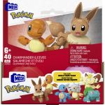 POKEMON MEGA SET DOUA BILE CHARMANDER SI EEVEE 40 PIESE SuperHeroes ToysZone
