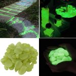Pietricele fosforescente decorative glow verde deschis, decor exterior si interior pachet 100 grame MultiMark GlobalProd