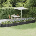 Strat înălțat grădină 507x100x36 cm oțel vopsit electrostatic GartenMobel Dekor