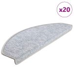 Covorașe scară 20 buc gri deschis 65x24x4 cm GartenMobel Dekor