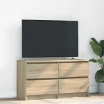Comodă TV, stejar sonoma, 100x35x54 cm, lemn prelucrat GartenMobel Dekor