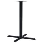 Picior masă de bistro, negru, 76 x 76 x 107 cm, fontă GartenMobel Dekor