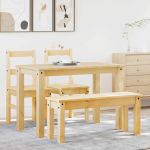 Set de sufragerie 4 piese „Panama” din lemn masiv de pin GartenMobel Dekor