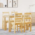 Set de sufragerie 5 piese „Panama” din lemn masiv de pin GartenMobel Dekor