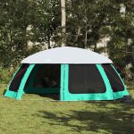 Cort piscină cu pereți detașabili cu acoperiș&plasă Verde mare GartenMobel Dekor