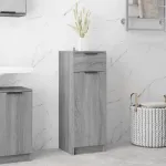 Dulap de baie, sonoma gri, 32x34x90 cm, lemn prelucrat GartenMobel Dekor