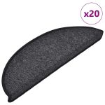 Covorașe scară 30 buc Antracit 56x17x3 cm GartenMobel Dekor