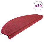 Covorașe scară 30 buc Roșu Bordeaux 65x24x4 cm GartenMobel Dekor