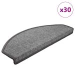 Covorașe scară 30 buc gri închis 65x24x4 cm GartenMobel Dekor