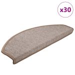 Covorașe scară 30 buc maro deschis 65x24x4 cm GartenMobel Dekor