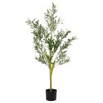 Măslin artificial 450 de frunze 120 cm verde GartenMobel Dekor