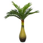 Plantă artificială de palmier 9 frunze 70 cm verde GartenMobel Dekor