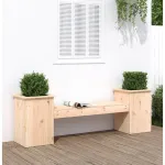 Jardinieră bancă, 184,5x39,5x56,5 cm, lemn masiv de pin GartenMobel Dekor