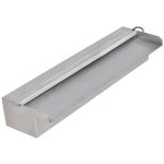 Fântână piscină dreptunghiulară LED-uri 45 cm oțel inoxidabil GartenMobel Dekor