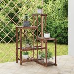 Suport pentru flori, 62,5x61,5x101,5 cm, lemn masiv de brad GartenMobel Dekor