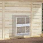 Cubit pentru pui cu 6 compartimente, metal argintiu galvanizat GartenMobel Dekor