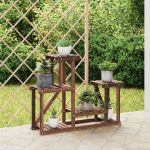 Suport pentru flori, 90x25x73,5 cm, lemn masiv de brad GartenMobel Dekor