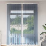 Perdele Voile cu Bucle 2 buc Albastru Regal 140x260 cm GartenMobel Dekor