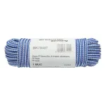 Franghie PP, impletita, alb si albastru, 8 mm, 25 m, Breckner Germany GartenVIP DiyLine