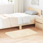 Covor shaggy crem 60x100 cm poliester GartenMobel Dekor