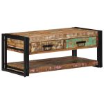 Masuta de cafea multicolora 90x50x38 cm lemn masiv recuperat GartenMobel Dekor