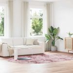 Covor Shaggy Roz praf 300x200 cm poliester GartenMobel Dekor