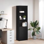 Tablou Stejar negru 50x35x180 cm Lemn prelucrat GartenMobel Dekor