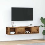 Dulapuri TV 2 buc Lemn vechi 60x31x25,5 cm Lemn prelucrat GartenMobel Dekor