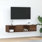 Dulapuri TV 2 buc Stejar maro 60x31x25,5 cm Lemn prelucrat GartenMobel Dekor
