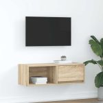 Dulap TV Stejar Sonoma 80x31x25,5 cm Lemn prelucrat GartenMobel Dekor