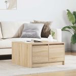 Masuta de cafea cu sertare Stejar Sonoma 70,5x70x40 cm GartenMobel Dekor
