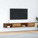 Dulapuri TV 2 buc Lemn vechi 100x31x25,5 cm Lemn prelucrat GartenMobel Dekor
