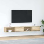 Dulapuri TV 2 buc Stejar Sonoma 100x31x25,5 cm Lemn prelucrat GartenMobel Dekor