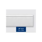 Plinta plastic, alba, 120x19 mm, 2.4 m GartenVIP DiyLine