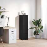 Tablou Stejar negru 29,5x34x119,5 cm Lemn prelucrat GartenMobel Dekor