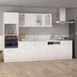 Dulap cuptor microunde, alb, 60 x 57 x 207 cm, PAL GartenMobel Dekor