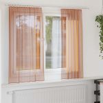 Perdele Voile cu Bucle 2 buc Terracota 140x175 cm GartenMobel Dekor