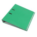 Biblioraft plastifiat, a4, latime cotor 5 cm, bordura metalica, diverse culori culoare verde MultiMark GlobalProd