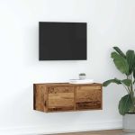 Dulap TV Lemn vechi 60x31x25,5 cm Lemn prelucrat GartenMobel Dekor