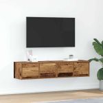 Dulapuri TV 2 buc Lemn vechi 60x31x25,5 cm Lemn prelucrat GartenMobel Dekor