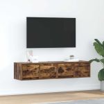 Dulapuri TV 2 buc Stejar afumat 60x31x25,5 cm Lemn prelucrat GartenMobel Dekor