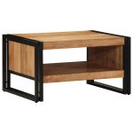 Masuta de cafea 70x50x38 cm din lemn masiv de salcam GartenMobel Dekor
