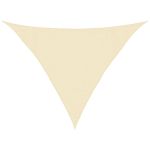 Pânză parasolar, crem, 3,5x3,5x4,9 m, HDPE, 160 g/m² GartenMobel Dekor