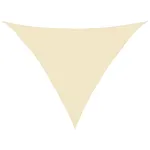 Pânză parasolar, crem, 3,5x3,5x4,9 m, HDPE, 160 g/m² GartenMobel Dekor