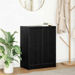 Bufetă Stejar negru 57x34x76 cm Lemn prelucrat GartenMobel Dekor