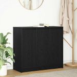 Bufetă Stejar negru 85x34x76 cm Lemn prelucrat GartenMobel Dekor