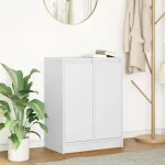 Bufetă albă 57x34x76 cm din lemn prelucrat GartenMobel Dekor