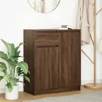 Bufetă cu sertar Stejar maro 71x35x84 cm Lemn prelucrat GartenMobel Dekor